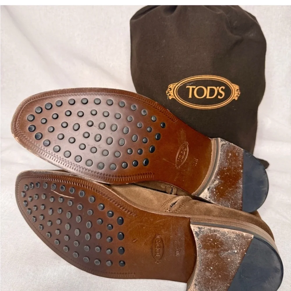 Tod's Brown Suede Men's Boots - Picture 8 of 8